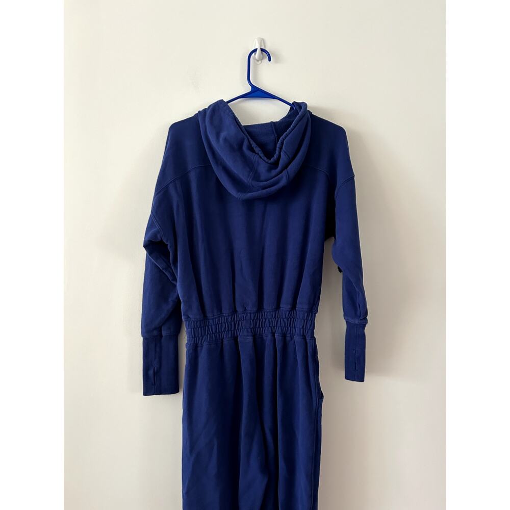 Free People Movement Training Day Jumpsuit Cotton Fleece Navy Size XS - Picture 5 of 8